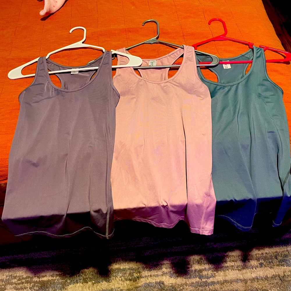 3 Pair of Compression Tank Tops NWOT